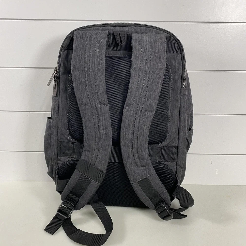 Samsonite Laptop Backpack Gray Heather Travel Work Business Bag Trolley Sleeve